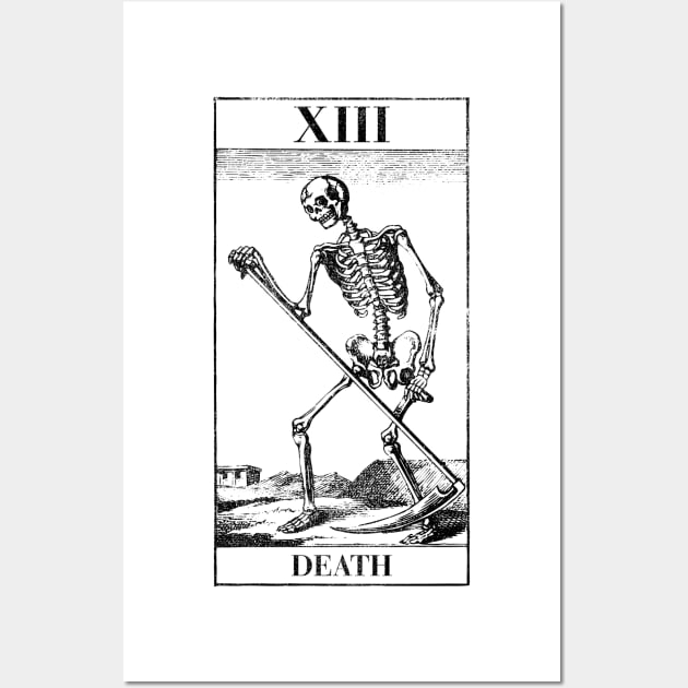 Death Tarot Card T Shirt Wall Art by LewisDesignCo